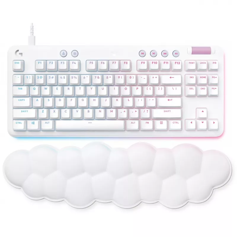 Logitech G G713 TKL tastiera da gaming meccanica - White Mist (Aurora Collection)