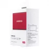 Samsung SSD portatile T7 500GB USB 3.2 Gen 2 Metallic Red unità a stato solido esterna