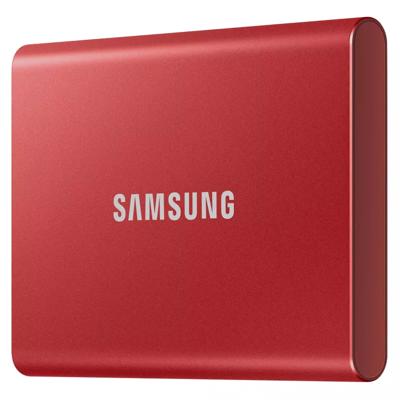 Samsung SSD portatile T7 500GB USB 3.2 Gen 2 Metallic Red unità a stato solido esterna