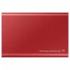 Samsung SSD portatile T7 500GB USB 3.2 Gen 2 Metallic Red unità a stato solido esterna