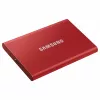 Samsung SSD portatile T7 500GB USB 3.2 Gen 2 Metallic Red unità a stato solido esterna