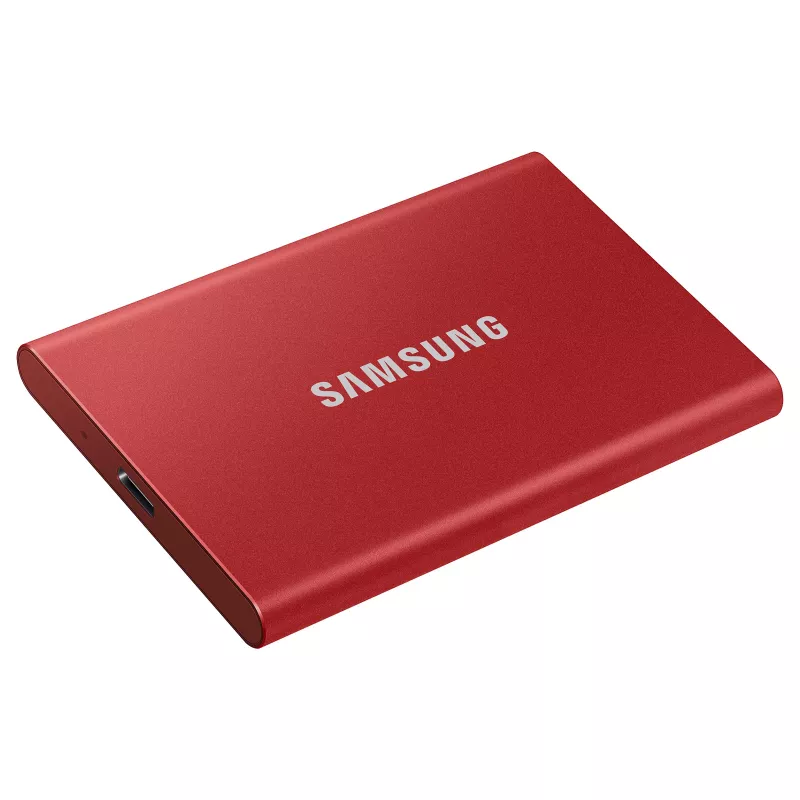Samsung SSD portatile T7 500GB USB 3.2 Gen 2 Metallic Red unità a stato solido esterna