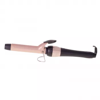 Adler AD 2117 arricciacapelli con sistema riscaldante in ceramica, cilindro 25 mm, 200 °C, 45 W, nero/rosa