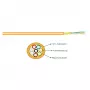 EFB-ELEKTRONIK I-V(ZN)H OS2 cavo patch Duplex Zipcord, 9/125µm, LSZH, giallo, 1,8x3,7mm
