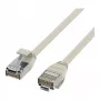 EFB-Elektronik cavo patch RJ45 Cat.6A U/FTP TPE 4mm Ultraflex grigio 0,25m