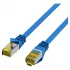 EFB cavo patch RJ45 Cat.6A S/FTP LSZH cavo grezzo Cat.7 blu 0,15m