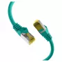 EFB cavo patch RJ45 Cat.6A S/FTP LSZH cavo grezzo Cat.7 verde 0,15m