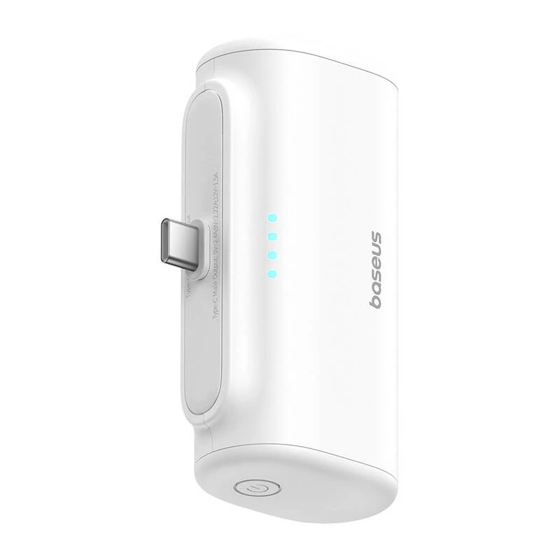 Baseus Compact 5000mAh 20W power bank USB-C bianco