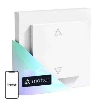 Meross MRS105MA-EU interruttore smart WiFi per tapparelle (Matter)