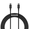 Baseus Superior cavo USB-C a USB-C 1m nero 100W ricarica rapida e sincronizzazione dati