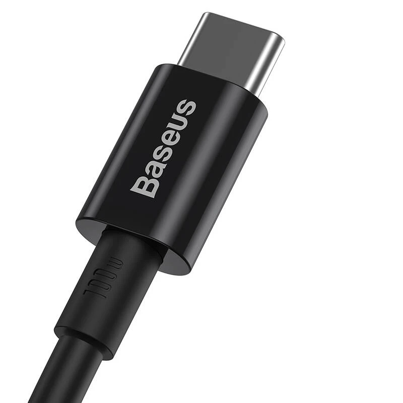 Baseus Superior cavo USB-C a USB-C 1m nero 100W ricarica rapida e sincronizzazione dati