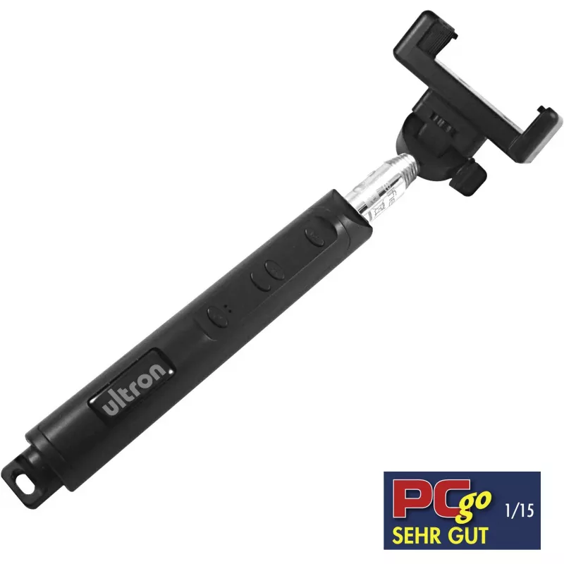 Ultron Selfie Stick con braccio telescopico e telecomando Bluetooth