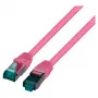 EFB-Elektronik Cavo patch RJ45 Cat.6A S/FTP LSZH magenta 1,5 m