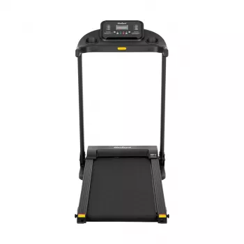 REBEL ACTIVE RBA-1001 Tapis roulant elettrico pieghevole con display LCD, 12 programmi, 12 km/h, argento/nero