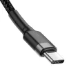 Baseus Cafule Cavo USB-C a USB-C PD 2.0 QC 3.0 60W 1 m (nero/grigio)