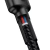 Baseus Cafule Cavo USB-C a USB-C PD 2.0 QC 3.0 60W 1 m (nero/grigio)