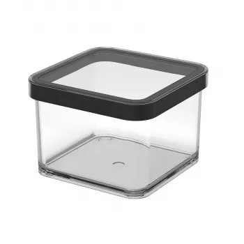 ROTHO Loft Contenitore per snack 500 ml Nero Trasparente