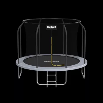 REBEL Active Trampolino PRO 14ft/427 cm con rete di sicurezza e scala