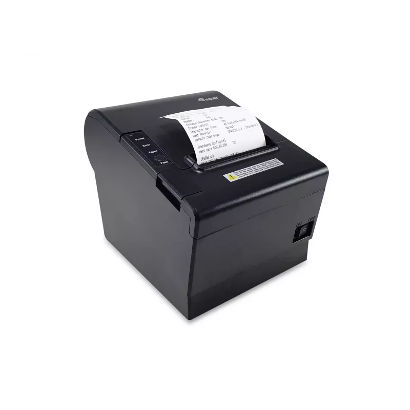 Equip stampante termica 58/80mm per scontrini POS con taglierina automatica, USB/Bluetooth/WiFi/connessione cassetto, nero