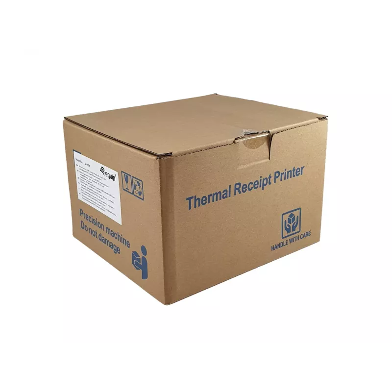 Equip stampante termica 58/80mm per scontrini POS con taglierina automatica, USB/Bluetooth/WiFi/connessione cassetto, nero