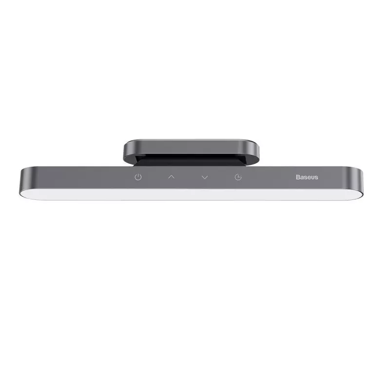 Baseus lampada da scrivania magnetica senza fili con pannello touch, grigia