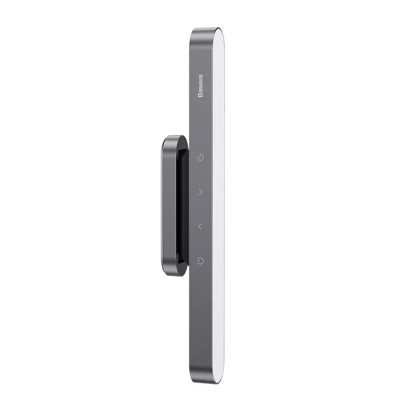 Baseus lampada da scrivania magnetica senza fili con pannello touch, grigia