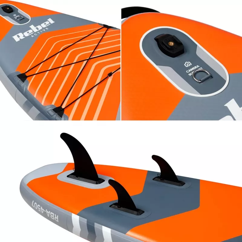 REBEL Active tavola SUP gonfiabile RBA-4507 - arancione 320 cm