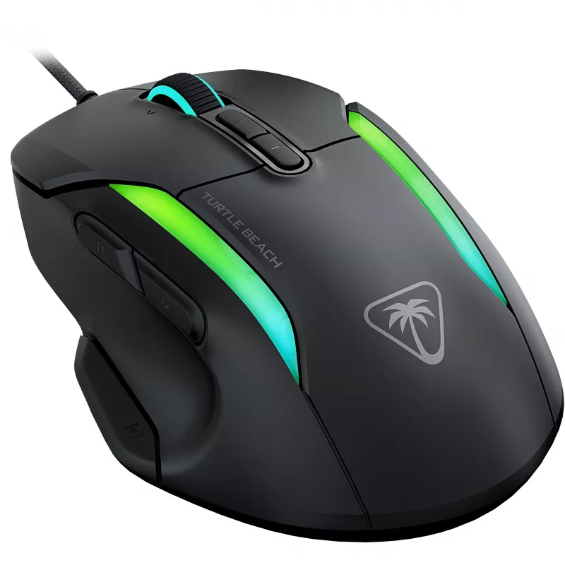 Turtle Beach Kone II mouse da gaming ergonomico RGB, nero
