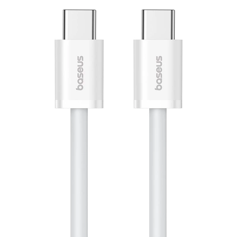 Baseus Superior cavo dati USB C a USB C 1 m 30 W bianco