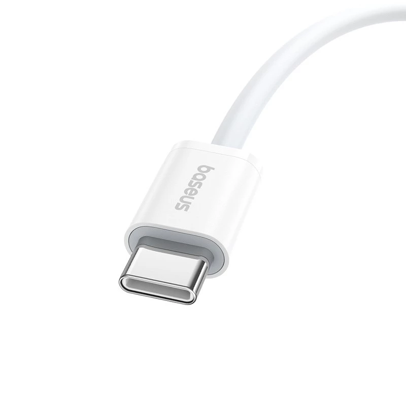 Baseus Superior cavo dati USB C a USB C 1 m 30 W bianco