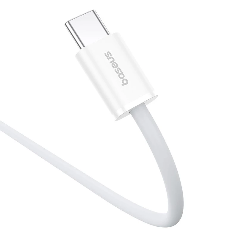 Baseus Superior cavo dati USB C a USB C 1 m 30 W bianco