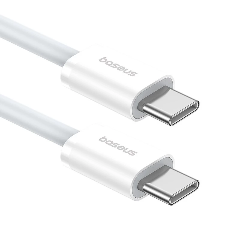 Baseus Superior cavo dati USB C a USB C 1 m 30 W bianco