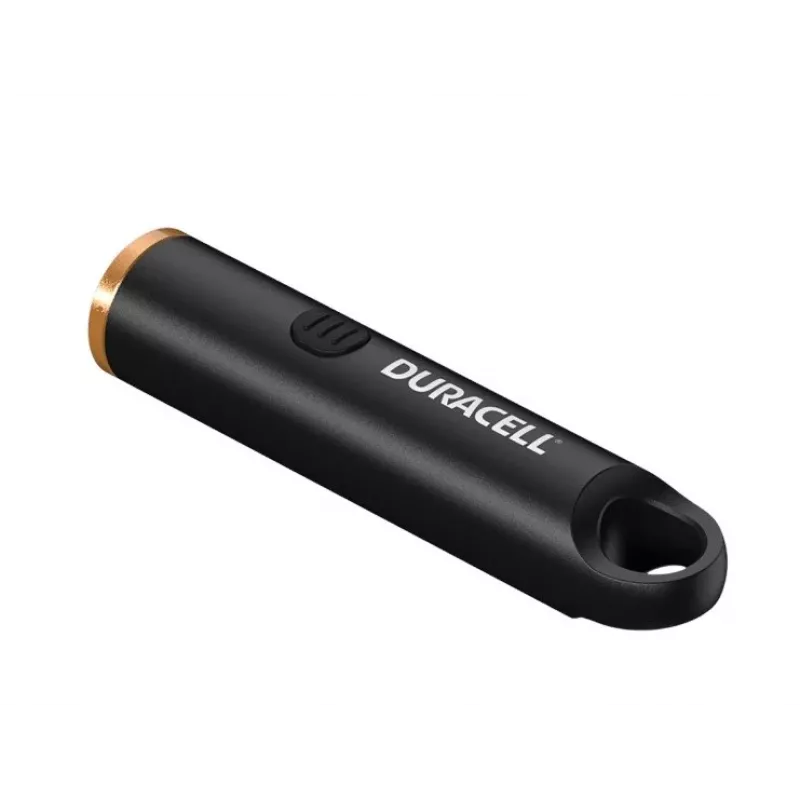 Duracell DK100R portachiavi luminoso 100 lumen ricaricabile nero