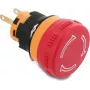 Delock pulsante a fungo 16 mm 2 x connessione a saldare plastica 26 mm Ø (22120)