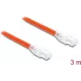 Delock cavo di rete RJ45 Cat.8.1 S/FTP 3 m fino a 40 Gbps arancione (81182)