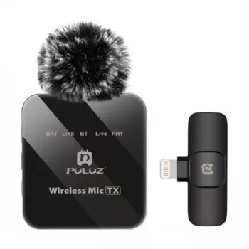PULUZ PU647B microfono lavalier wireless per Lightning