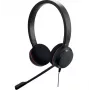 Jabra Evolve 20 MS headset stereo on-ear USB-C con microfono con cancellazione del rumore, nero