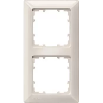 Siemens DELTA miro cornice 2 moduli bianco titanio plastica 151x80 mm