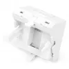 DIGITUS supporto per moduli Keystone, 1 porta, 45x45mm, bianco puro (RAL 9010) per DN-93802-5-SH