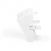 DIGITUS supporto per moduli Keystone, 1 porta, 45x45mm, bianco puro (RAL 9010) per DN-93802-5-SH