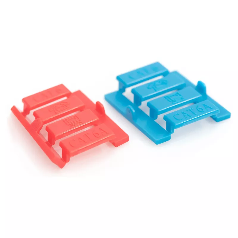 DIGITUS placca Keystone 2 porte 45x45mm angolare bianca