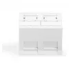 DIGITUS placca Keystone 2 porte 45x45mm angolare bianca