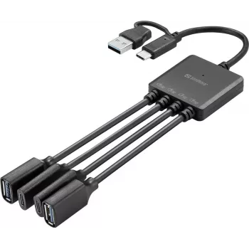 Sandberg splitter da USB-C/A a 2A+2C (136-81)