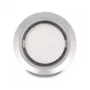 Delock interruttore a pulsante 22 mm piatto plastica bianco LED