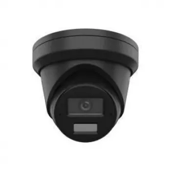 Hikvision DS-2CD2363G2-LI2U(2,8mm)(BLACK) telecamera di rete turret fissa 6MP AcuSense con IR e luce bianca