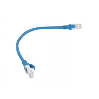 Lanberg PCU5-10CC-0025-B cavo patch Cat5e U/UTP RJ45 0,25m blu