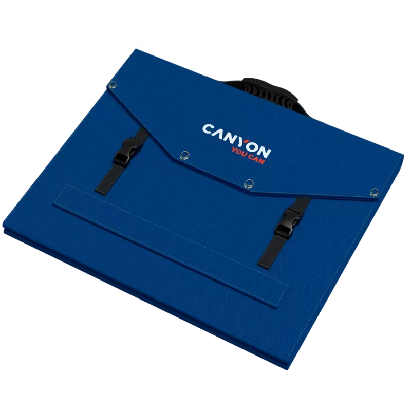 CANYON SP-200 pannello solare pieghevole 200W con 2x USB-A e USB-C PD 45W, nero