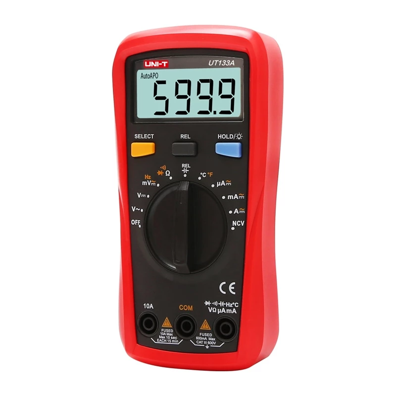Uni-T UT133A multimetro digitale palmare 6000 conteggi True RMS autorange