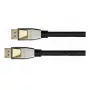 GoodConnections cavo Python DisplayPort 2.0 0,5m nero connettori in metallo pieno 54 Gbit/s UHBR 13.5 4K 240Hz 8K 60Hz