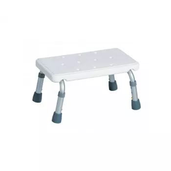 ANTAR Bath Step AT51128 - gradino doccia antiscivolo, altezza 100 mm, bianco/grigio